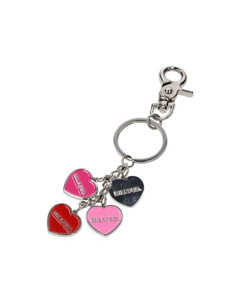 ミルクフェド(MILKFED.) HEARTS KEYCHAIN MILKFED.