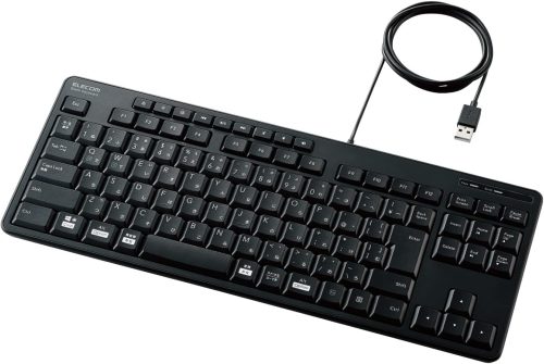 エレコム(ELECOM) 有線静音コンパクトキーボード TK-FCM113SK