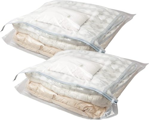 コモライフ マチ付ふとん用圧縮袋 2枚組 Lサイズ