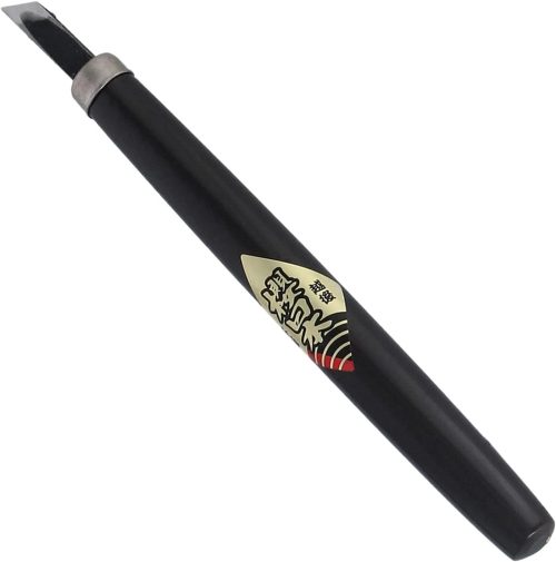 与板利器 桜日本 彫刻刀 鋼付 印刀左 7.5mm