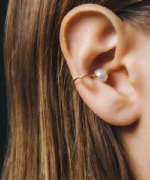 ルボンボン(les bon bon) 1pearl ear cuff