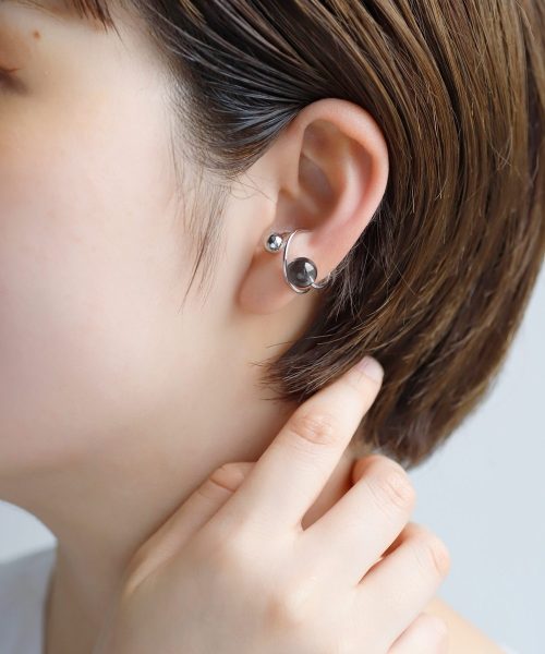 アネモネ(ANEMONE) ガラススフィアイヤーカフ