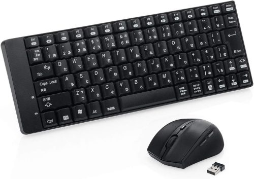 サンワサプライ(SANWA SUPPLY) 2.4GHzワイヤレスキーボード 小型 コンパクト 静音 マウスセット テンキーなし 400-SKB052 2017