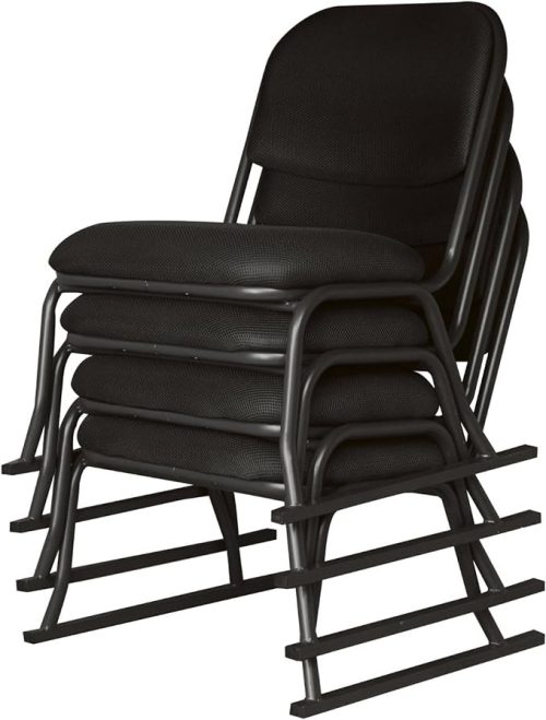 山善(YAMAZEN) スタッキングチェア 4脚セット YSSC-53M-4P