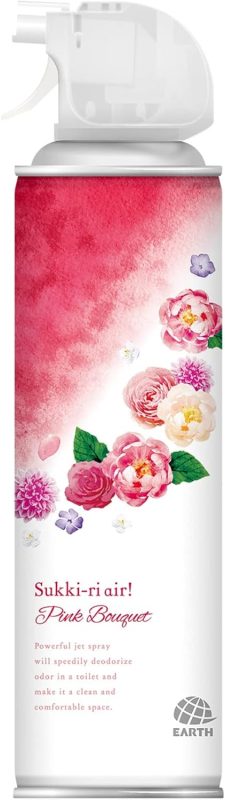 アース製薬(Earth) トイレのスッキーリエア!Sukki-ri air! ピンクブーケの香り