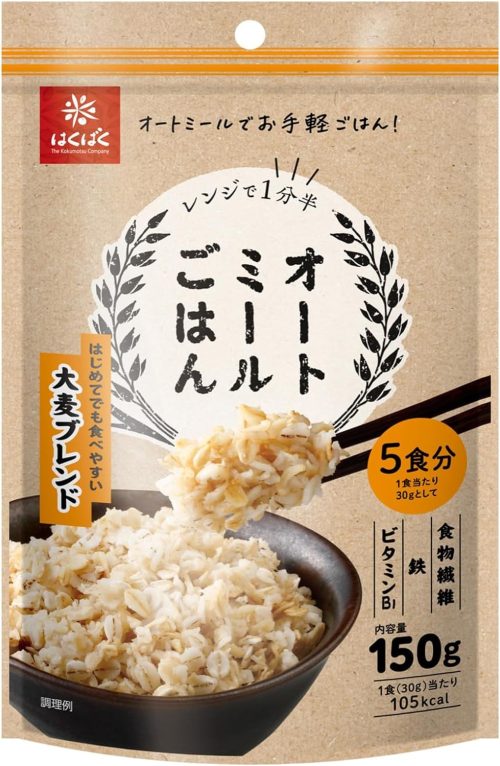 はくばく オートミールごはん大麦ブレンド
