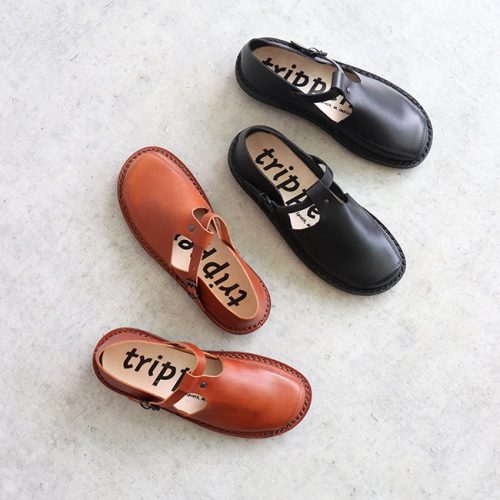 トリッペン(trippen) Walker レザーTストラップシューズ