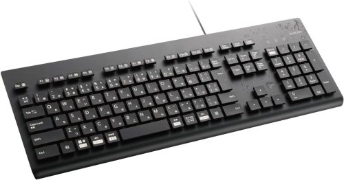エレコム(ELECOM) 洗える 抗菌 有線キーボード TK-WS01UMKBK 2022