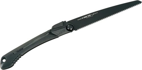 タジマ(Tajima) ジーソー折込厚刃240 フッ素ブラック 刃渡り240mm GK-A240FB