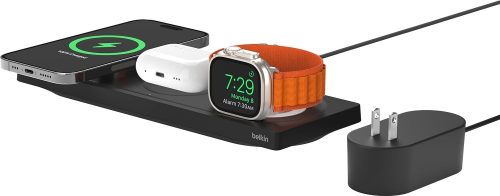 ベルキン(belkin) BoostCharge Pro MagSafe付き3-in-1ワイヤレス充電パッド WIZ016dq 2022