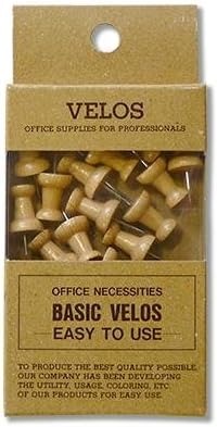 ベロス(VELOS) ダルマ画鋲 木製 DF-108W