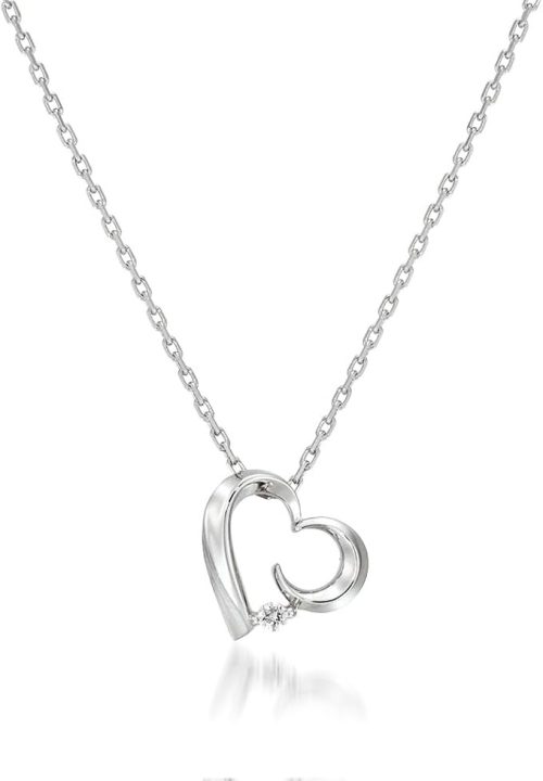 スタージュエリー(STAR JEWELRY) SV925 ネックレス HEART MOON