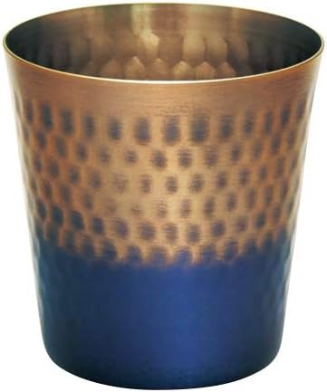 新光金属(Sinkoukinzoku) ロックグラス 素銅/金被 350ml KG-1655
