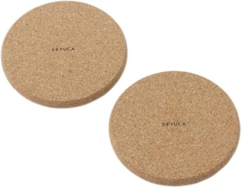 ケユカ(KEYUCA) 厚めのコルクコースター10cm 2P 1000753
