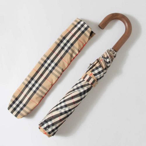 バーバリー(BURBERRY) チェック フォールディングアンブレラ