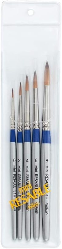 ホルベイン(Holbein) 水彩画筆 ミニ リセーブル 31R 5本セット