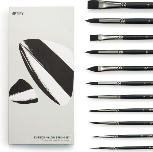 アーティファイ(ARTIFY) 水彩画筆セット 12本入り