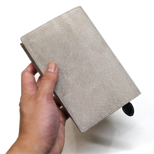 オリジナルパース ナカムラ ブックカバー ピッグレザー スェード