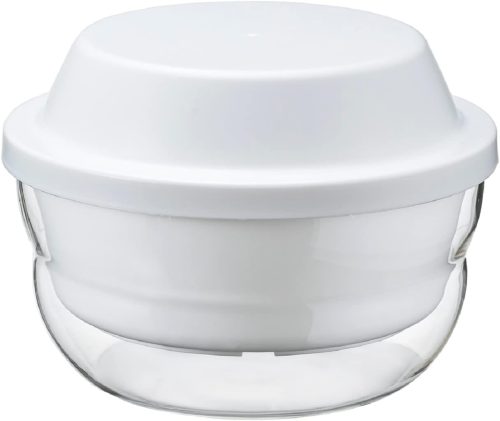 ハリオ(HARIO) ガラスのレンジ蒸し器 XMK-120-W