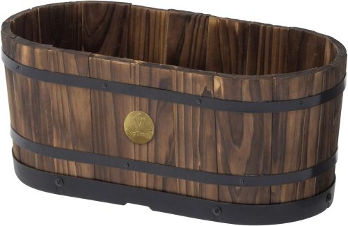 タカショー(TAKASHO) ウッドオーバルプランター M/A PPW-06M