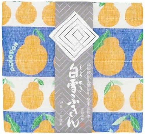 白雪(Shirayuki) 白雪友禅ふきん デコポン