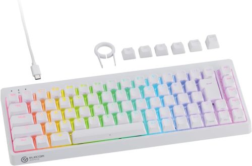 エレコム(ELECOM) V custom ゲーミングキーボード TK-VK600AWH 2023