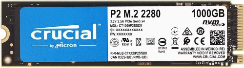 クルーシャル(Crucial) Crucial P2 SSD 1TB 3D NAND NVMe PCIe M.2 SSD CT1000P2SSD8 2020