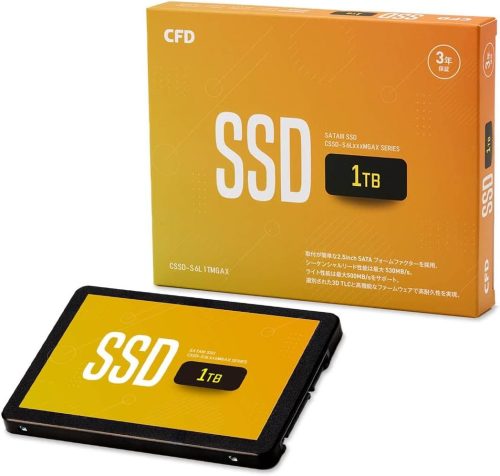 シーエフデー(CFD) CFD MGAX シリーズ SATA接続 2.5型 SSD 1TB CSSD-S6L1TMGAX 2023