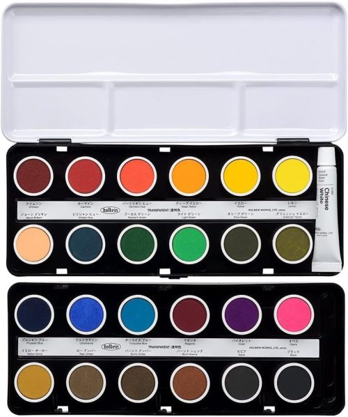 ホルベイン ケーキカラー C012 透明24色セット 2012