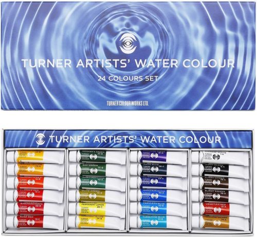 ターナー色彩(Turner Color) 透明水彩絵具24色セット WT00524C
