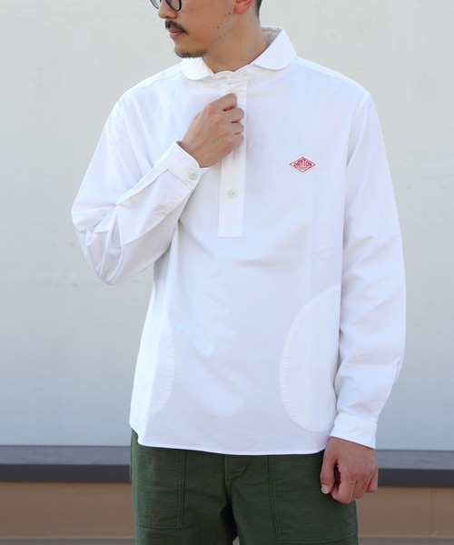 ダントン(DANTON) ROUND COLLAR P.O SHIRT L/S DT-B0282 SOX