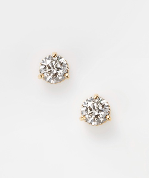 アガット(agete) K18ダイヤモンドピアス 10194112014