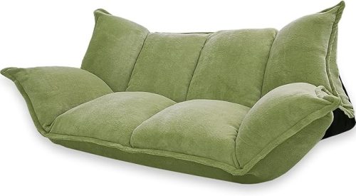 ロウヤ(LOWYA) 2人掛け 肉厚フロアソファ リクライニング F203_G1139_3000