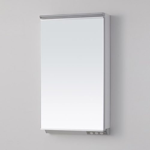 アサヒ衛陶(ASAHI EITO) 木製ミラーキャビネット LED照明付き一面鏡 MML450N