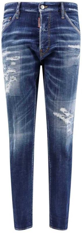 ディースクエアード(DSQUARED2) DARK RIPPED CAST WASH COOL GUY JEANS