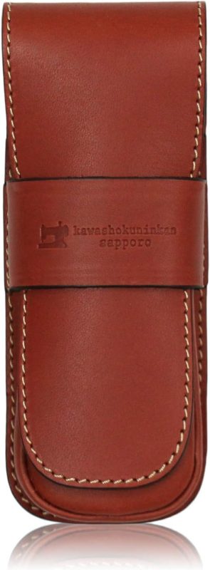 札幌革職人館 二本差万年筆ケース