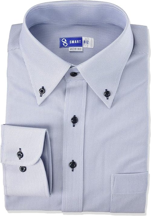 スマートビズ(SMART BIZ) ノーアイロン ニットワイシャツ
