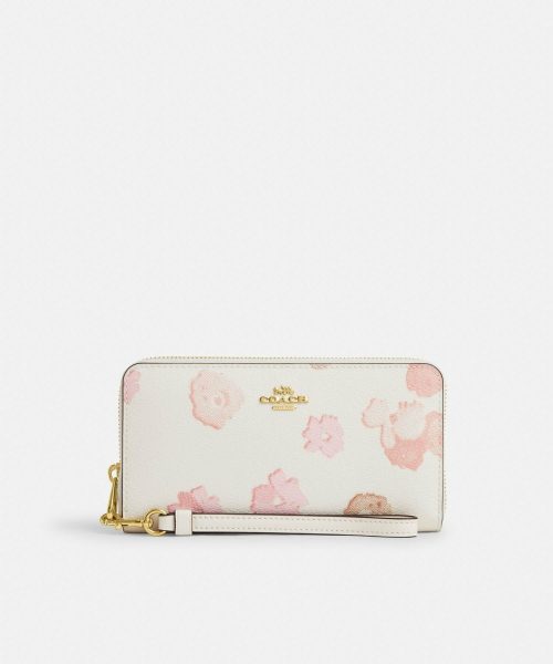 コーチ(COACH) ロング ジップ アラウンド ウォレット・フローラル プリント