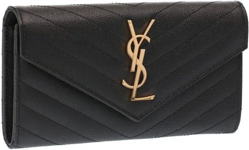 サンローラン(SAINT LAURENT) カサンドラ SAINT LAURENT マトラッセ ラージ フラップウォレット