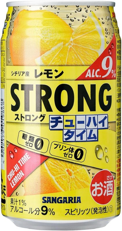 サンガリア(SANGARIA) ストロングチューハイタイムゼロレモン