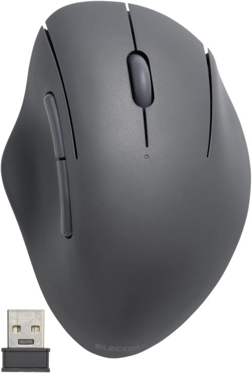 エレコム(ELECOM) 無線抗菌静音マウス SHELLPHA 5ボタン M-SH20DBSK 2023