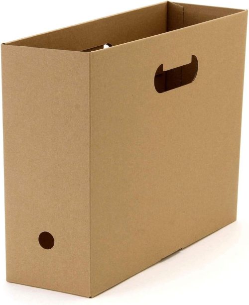 無印良品(MUJI) ワンタッチで組み立てられるダンボールファイルボックス・5枚組 02081355