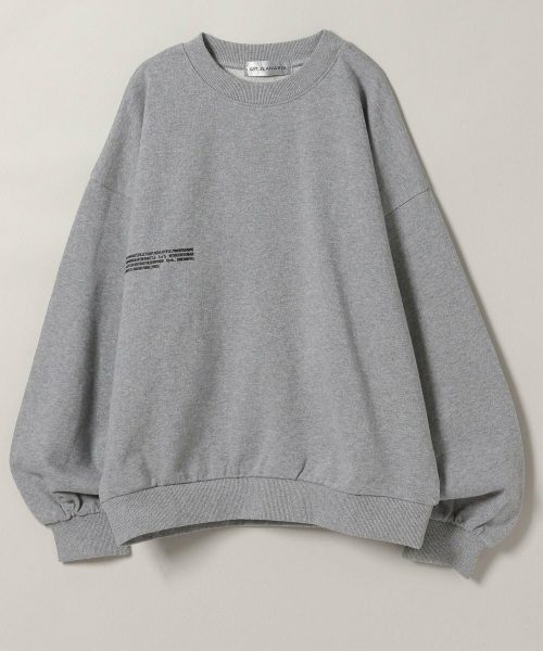 ジーナシス(JEANASIS) YOGA レタープリントクルーネックスウェットLS