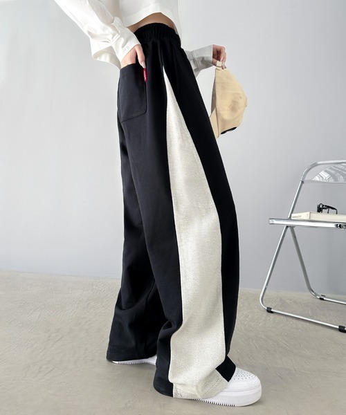 クラシカルエルフ(Classical Elf) サイド切り替え裏使いスウェットパンツ