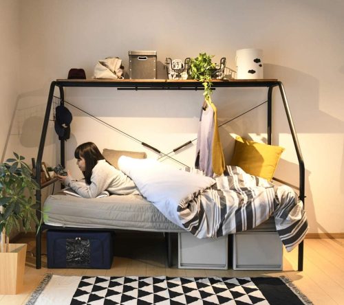 山善(YAMAZEN) 多機能 ベッドフレーム BGB-98219