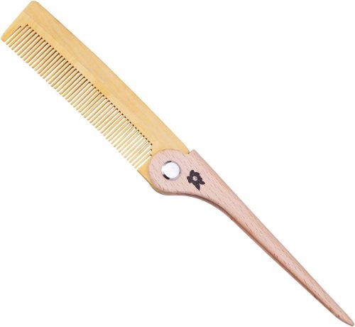 コモライフ 椿油のつげぐし