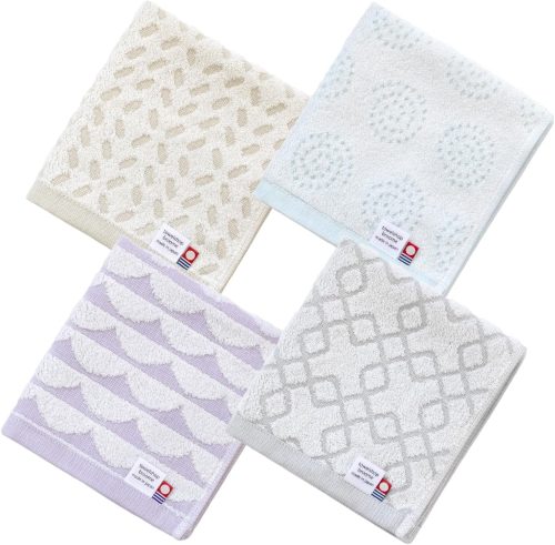 タオルショップブルーム(TOWEL SHOP BROOME) ハンドタオル 4枚セット シオン