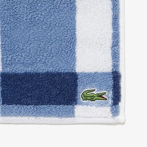 ラコステ(LACOSTE) チェック&ボーダータオルハンカチ LN003J