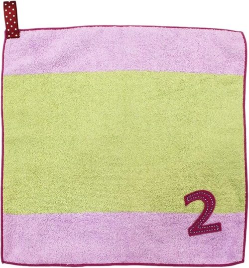 田中産業 NUMBER-COLOR キッズハンドタオル MM0801-0055-42