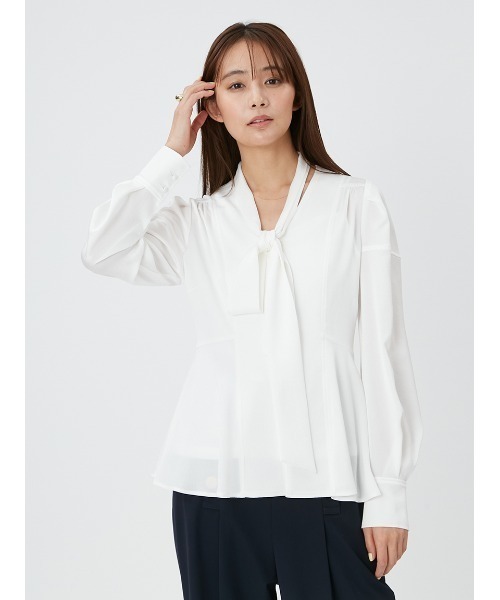 フレイ アイディー(FRAY I.D) 2wayボウタイブラウス